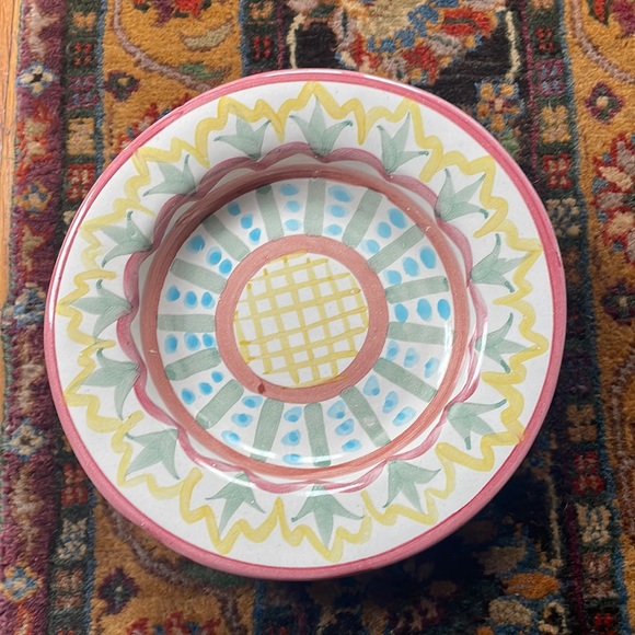 MacKenzie-Childs Other - Vintage Victoria & Richard Mackenzie Childs soup bowl/plate